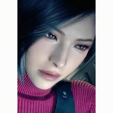 1 pièce Affiches artistiques murales avec cadre en option Résident Evil 4 Remake Ace Agent Leon et Wong Imprimé HD Rétro Œuvre murale, Convient pour le salon, la chambre de garçon, décoration de la maison canevas Pop-Up.