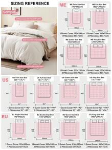 Juego de fundas nórdicas de 2/3 piezas para verano, sin relleno, juego de sábanas súper suaves y refrescantes con fundas de almohada, resistentes a las arrugas y al desteñido, ideal para habitación principal de hotel, habitación de invitados, disponible para todas las estaciones, múltiples colores y tamaños, juego de ropa de cama, decoración de habitación, regalo ideal, para ropa de cama del hogar y accesorios esenciales para dormitorios universitarios