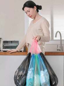 150 PCS / 90 PCS / 75 PCS / 45 PCS / 12 PCS A Draw String Bag, Draw String Color Random, Disposable Bag, Can Liners, Cleaning Supplies, Commercial Use, Kitchen, Living Room, Bathroom, Office, Hotel Business