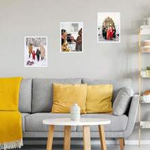 New 10x14 Inch Picture Frame, Horizontal And Vertical Formats For Wall Hanging, 10 X 14 Wall Gallery Poster Photo Frame  Shatter Ristant Plexiglass, - White 10x14 inch - View 5