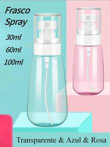 30/60/100ml Refillable Moisturizing Liquid Spray Bottle Portable For Travel - Clear - View 1