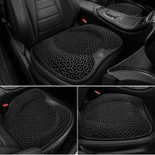 Đệm ghế gel thoáng khí, đệm ghế làm mát thiết kế dạng tổ ong, đệm ghế mềm, đệm ghế chống trượt - màu đen - Xem 7