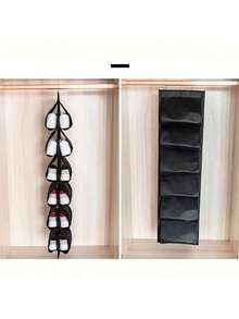 12 个口袋悬挂式鞋子收纳袋、多层衣柜鞋架、门上悬挂式收纳袋 - 彩色 - 查看 7