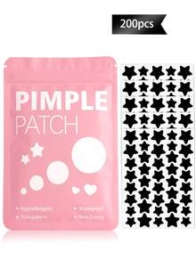 星形脸贴 - 装饰贴纸，温和不刺激，防水透气，日常必备，方便携带，适合旅行、聚会、化妆技巧分享，也是拍照的完美道具