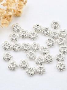 30pcs, Flower Spacer.Not Easy To Lose Colour And Allergy.Perfect For Ladies To Make, Bracelets, Necklaces, Keychains, Ladies Accessories.Make Ladies Jewellery With Your Own Characteristics.Beads, Spacers.Key Ring Decorations.Bead Accessories. Diy Glamour Jewellery Accessories.