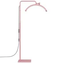 23'' LED Floor Light, Half Moon Lamp For Lash Extension, Lighting For Beauty, Skincare, Lashes, Eyebrows, Filming Content Creation-Modern-Christmas Gift/Present For Lover/ Her/ Girlfriend/Mother/Women/Wife - Pink - View 8