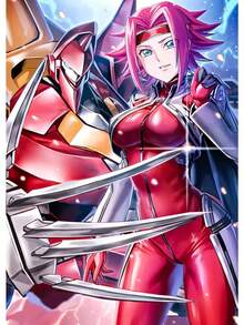 日本流行斗士动漫 Code Geass 经典人物海报帆布画和印刷墙壁艺术画可用于房间家居装饰（可选画框） - 彩色 - 查看 50