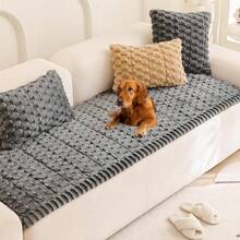 Mivnue Pet Couch Cover, Couch Covers For Dogs, Washable Dog Sofa Covers Couch Protector, Fuzzy Non Slip Couch Slipcover Pet Friendly (Brown, 27.6" X 59.1") - 灰色 - View 1