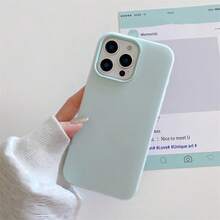 果冻色夏季主题手机壳 - 兼具保护性和时尚感 - 兼容多种手机型号 - 夏季时尚爱好者的理想之选 - 适用于 16/7/8/11/12/13/14/15/X/XR/Xs/Plus/Pro/Pro Max/SE2/16E - 天藍 - 查看 4