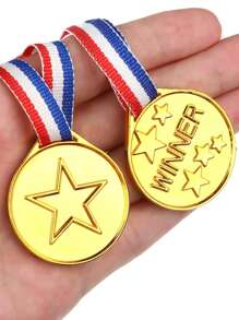 20pcs-Baby Shower Gold Winners Medals, Plaques, Gymnasium Day Medals, For Sports, Competitions, Talent Shows, Spelling Bees Birthday Party Gifts, Motivational Baby Gifts, Gifts For Boys And Girls