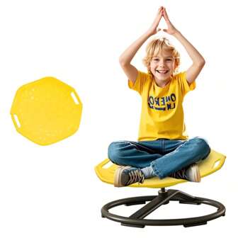 Sensory Swivel Chair For Kids With Autism & ADHD | 360 Spinning Sensory Chair For Body Coordination Training | Indoor/Outdoor Safe Play Equipment | Sensory Toy
