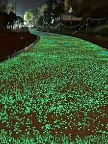 1000pcs/2000pcs 3-5mm Glow In The Dark Pebbles For Garden, Aquarium, Terrariums, Fairy Gardens, Pathway Decor, Miniature Landscape, Corridor, Aquarium - Multicolor - View 1