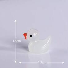 10/30/50pcs DIY Mini Yellow Duck, Glowing Mini Resin Yellow Duck, Mini Toy, Glowing Small Animal In The Dark, Suitable For Holiday Gifts, Sock Gifts, Party Gifts, Prank Games, Landscape Gardens