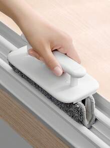 1 pièce Brosse de nettoyage des rainures de fenêtre amovible, brosse pour fissures pour nettoyer les rebords de fenêtre, les coins et les bords des portes