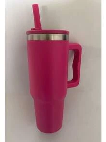 1200ml Thermal Cup With Open And Close Spout Immediate Shipping New Model - Hot Pink - View 1