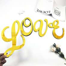 Pegatinas decorativas de espejo acrílico tridimensional de 20 cm, con contorno de letras cursivas dinámicas de tres colores: oro / plata / negro. Diseño autoadhesivo y extraíble para crear fácilmente una escena destacada de fiesta de cumpleaños: collage "Feliz cumpleaños" en el espejo de la pared trasera. Decoración de pared, decoración de habitación, espejo de pared, espejo para habitación, decoración del hogar, decoración del baño, decoración de la sala de estar