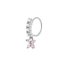 Pendentif d'anneau de nez en acier inoxydable 316L, bijou de nez à porter au quotidien pour femmes - Argent - Voir 16