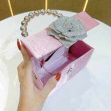 Women Top Handle Bags - 銀色 - 查看 4