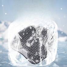 Đệm ghế gel thoáng khí, đệm ghế làm mát thiết kế dạng tổ ong, đệm ghế mềm, đệm ghế chống trượt - màu đen - Xem 3