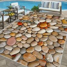 Large Luxury Carpet/Outdoor Carpet, Featuring A New Portable Design Crafted From High-Tech Crystal Velvet Material With High-Density Knitted Surface That Resists Fading, Abrasion, And Is Easy To Clean. The Bottom Adopts Dotted Large Particles To Enhance Friction And Prevent Slipping.