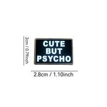 English Letters Cute But Psychological Creative Enamel Brooch - 1 - View 2