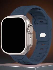 1 件装健身必备！兼容 Series 10/9/8/7/6/5/4/SE/Ultra 1&2 表带（42 毫米/44 毫米/45 毫米/46 毫米/49 毫米）- 男士时尚硅胶表带，快速释放，透气轻巧设计，适合跑步锻炼日常健身 - 42mm/44mm/45mm/46mm - 查看 15