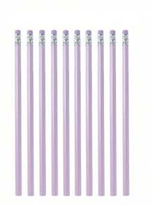 20pcs/10pcs Pink Wedding HB Pencils, Graphite Pencils With Erasers, For School, Drawing, Sketching, Bridal Shower, Office Supplies, Halloween, Christmas, New Year, Valentine's Day Gifts. Back To School 5pcs/1pc