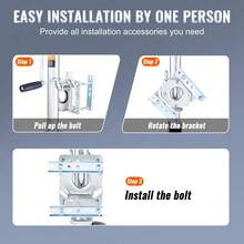 Heavy-Duty Trailer Jack With 1500 Lb Capacity - 35.3 In Bolt-On Tongue Jack For RV, Horse, Utility, And Yacht Trailers - Features PP Wheels And Comfortable Handle For Easy Lifting - Multicolor - View 6