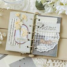 MOCARD 50 张/包简约复古剪贴簿纸、DIY 装饰工艺背纸、节日礼物、手工拼贴材料、个性化剪贴簿规划器、学校文具用品、学校用品、返校 - 黃色 - 查看 9