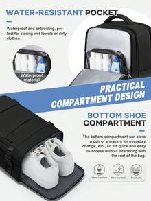 Travel Laptops Backpack For Men, Casual Work Bag Fit 14inch Notebook, Fashion Daypack, Waterproof Outdoor Sports Backpack, Airline Approved Backpack For Hiking, Business, Camping, Trip, Travel Essentials, Multi-Color Option, New And Old Versions Are Shipped Randomly Backpack For Travel Cabin Carry On Backpack, Airline Approved Travel Essentials - Multicolor - View 5