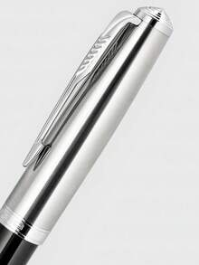 1pc Jinhao 86 Classic Retro Fountain Pen With Pouch, Balanced Weight, Silvery Arrow Clip, Ultra Fine Nib, For Office, School, Daily Writing, 4 Colors To Choose From, Ink Not Included Back To School