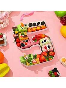 Digital Candy Cake Decoration Box, Birthday Number Balloon Box, Digital Mosaic, Suitable For Birthday Desktop Decoration, Wedding Desktop Arrangement, Party Decoration And Other Occasions Mother's Day Graduation - White - View 18