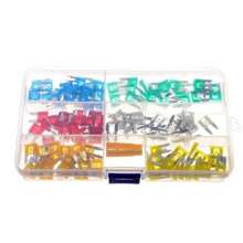 120 pezzi in confezione, 20 pezzi per ognuna delle 6 misure di fusibili piccoli da 5/10/15/20/25/30 AMP + fermaglio per fusibile giallo
