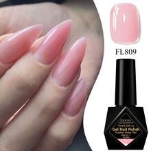 FOUR LILY 10ml 牛奶啫喱橡胶底油 - 裸色可卸半永久指甲凝胶 - 彩色 - 查看 11