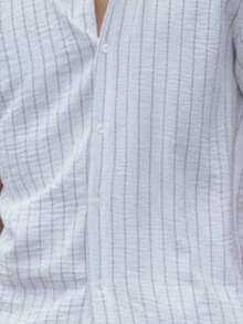 Men's Short Sleeve Shirt With Priest Collar Premium Quality Light And Fresh Fabric Easy To Iron - 彩色 - 查看 7