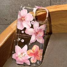 [ Floral Case]  Transparent Floral Pattern Design Full Wrap Shockproof Phone Case| Compatible With  17 PROMAX, 17 PLUS, 17PRO, 17,16 PROMAX, 16PLUS, 16PRO, 16,  15 PROMAX, 15PLUS, 15PRO, 15, 14PROMAX, 14PLUS, 14PRO, 14, 13PROMAX, 13PRO, 13, 12PROMAX, 12PRO, 12, 11PROMAX, 11PRO, 11, XSMAX, XR, X, XS, 7PLUS, 8PLUS, 7, 8, SEGIF-FOR-YOU - Kiểu 1 (1 cái) - Xem 3