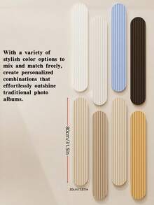 1pc Polyester Felt Notice Board, Multi-Purpose Decorative Board, Photo Wall DIY Display Board, Reusable Home & Office Wall Message Board, Suitable For Home Decor, Office Memo, Poster Decoration, Photo Posting, Calendar Planning, Fits Bedroom, Study, Living Room, Sofa Wall, Office And School Back To School Room Decor School Supplies - Multicolor - View 3