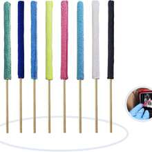 5pcs Small Microfiber Duster Sticks For Cleaning, Mini Washable Car Vent Cleaner Fan Cleaning Brush Mini Blind Crevice Cleaning Tool Catch Dust For Windows - Multicolor - View 10