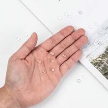 Approx. 200pcs Multi-Size Clear Glass Cabochons, Suitable For Photo Etching Pendant, DIY Jewelry Making - Patches - View 2