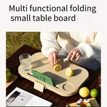 1pc Folding Cutting Board Set, Outdoor Portable Pet Storage Box, Green/Gray/Yellow, Easy To Clean Portable Design, Store Dog Toys Snacks & Camping Essentials, Multi-Functional Outdoor Travel & Camping Storage Basket, Suitable For Camping, Beach, Party, Family Gathering, Car Trunk, RV Travel