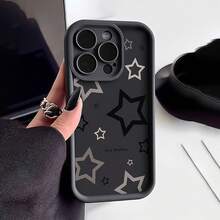 Phone Case With A Black C1062 Takahu Pentagram Design, Compatible With Iphone Models 15 Pro Max, 14 Plus, 13 Pro Max, 12, 11, 7, 7 Plus, IX, XR, And XS Max.Suitable For IPhone 17 Air - màu đen - Xem 3