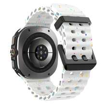 原装表带兼容三星 Galaxy Watch Ultra 47 毫米海洋硅胶运动手链兼容 Galaxy Watch Ultra 表带配件 - for Galaxy Watch 7 Ultra 47mm - 查看 11