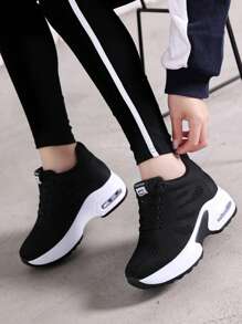 New Versatile Women Plus Size Casual Breathable Shock-Absorbing Walking Shoes, Fashion Platform Thick Bottom Sports Shoes, Women's Air Cushion Thick Bottom Casual Shoes, Women's Platform Sneakers, Women's Thick Sole Casual Shoes, Men's Thick Bottom Sports Shoes, Men's Thick Sole Casual Shoes, Men's Platform Sneakers, Men's Platform Casual Shoes