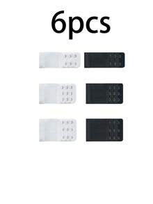 Bra Extender 3 Hook 3 Eyes Stainless Steel Lingerie Extender Elastic - Multicolor - View 14