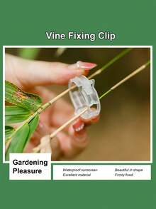 100个花园番茄夹 - 植物支撑，促进更健康、直立的生长