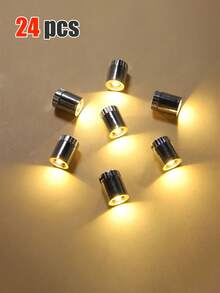 100pcs LED Electronic Lights, Handmade Creative Parts, Plastic Small Color Lights, DIY Flashing Light Bulbs, Luminous Decoration, Mini Battery Powered LED Party Lights, Used For Paper Lanterns, Floral Decoration, Indoor And Outdoor Terraces, Wreaths, Gardens, Weddings, Parties, Multi-Color 50pcs24pcs/12pcs/6pcs/1pc(Seven Color Slow Flashing)