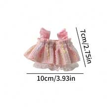 一件可爱小宠物连衣裙迷你针织雪貂衣服手工仓鼠公主裙透气宠物服装 - 彩色 - 查看 5