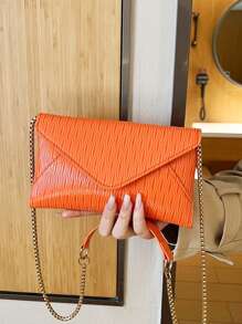 Women's Fashion Simple Versatile One Shoulder Diagonal Crossbody Envelope Bag, Solid Color Large Capacity Suitable For Shopping, Wallet, Shopping, Young Women, College Students, Newcomers, White-Collar. Ideal For Office, University, Work, Business, Commute, Outdoor Activities, Travel And Excursion