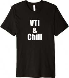 Vti And Chill Stock Market Investing Design Pium T-Shirt]DI Gifts For Teen Girls - Black - View 1
