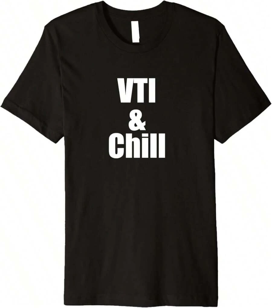 Vti And Chill Stock Market Investing Design Pium T-Shirt]DI Gifts For Teen Girls - Black - View 1